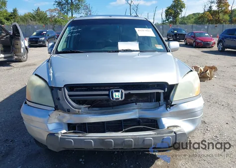 2005 Honda Pilot Ex-L из США, поврежденный, VIN 2HKYF18545H514841